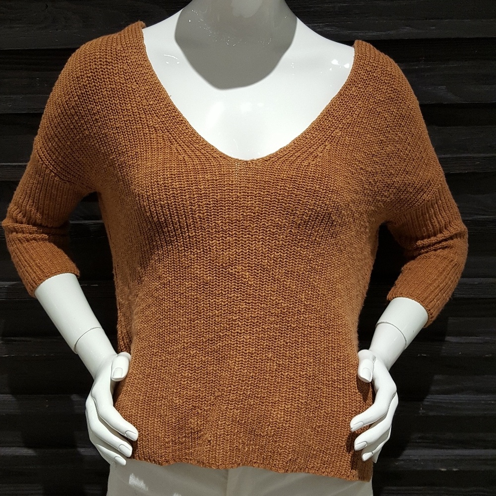 EXPRESS High-Low Crossback Sweater